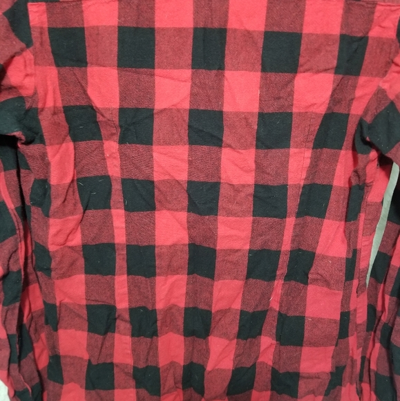 Ampersand avenue buffalo plaid button down top xl - Picture 2 of 4